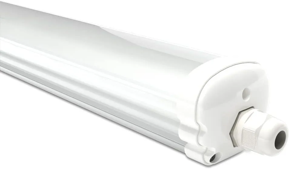 Bild von HOFTRONIC LED Feuchtraumleuchte 120 cm mit 36 Watt und 4320 Lumen, kaltweiß 6500K, verknüpfbar für Keller und Nassräume