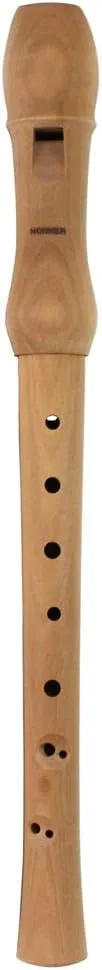 Bild von Hohner Musica Line C-Sopran Blockflöte aus hellem Birnbaum, zweiteilig in transparenter Steckhülle