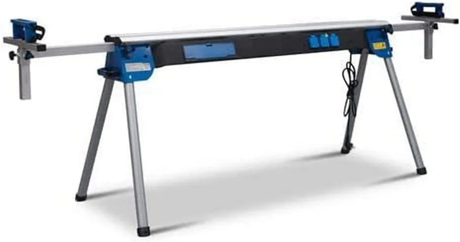 Bild von Holzstar UWT 3200 Universal-Werktisch mit Rollenbahn und Schnellklemmsystem, belastbar bis 225 kg