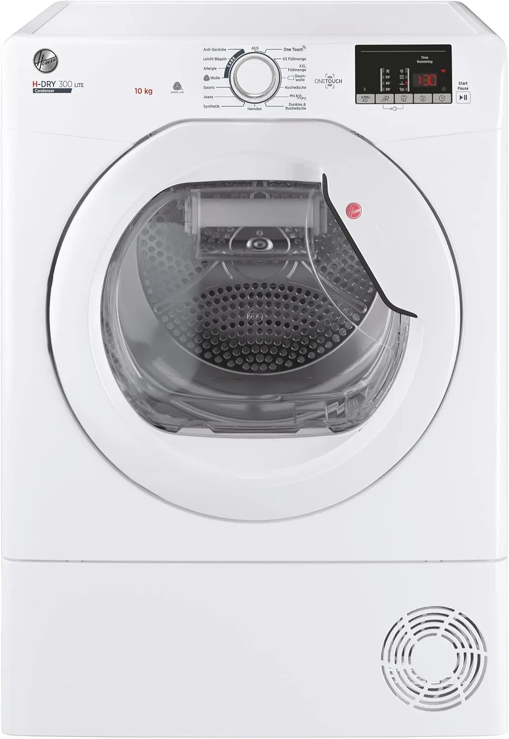 Bild von Hoover H-DRY 300 Lite Kondenstrockner Modell HLE C10DE-84 mit 10 kg Kapazität und NFC-Technologie