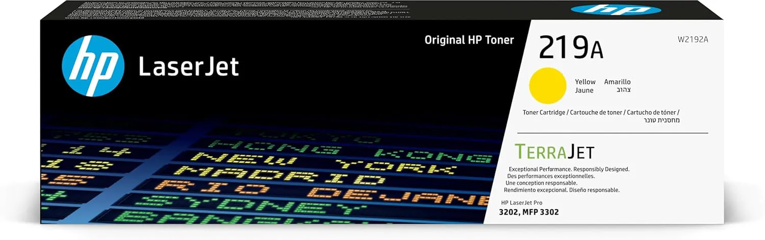 Bild von HP 219A Original Gelb Tonerkartusche für Laserjet