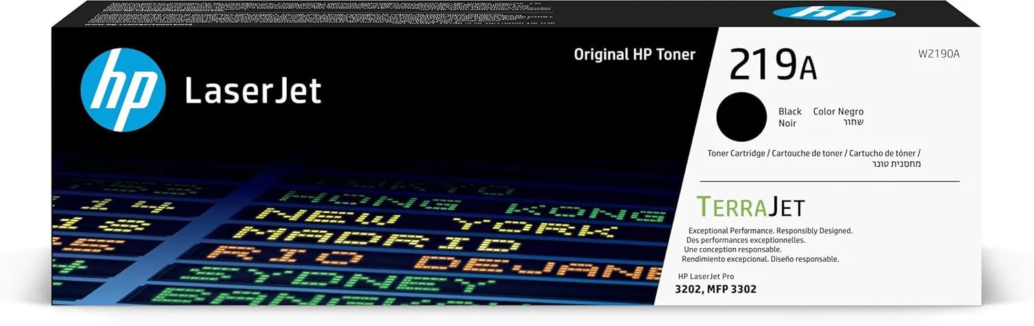 Bild von HP 219A Original Schwarz Tonerkartusche für Laserjet