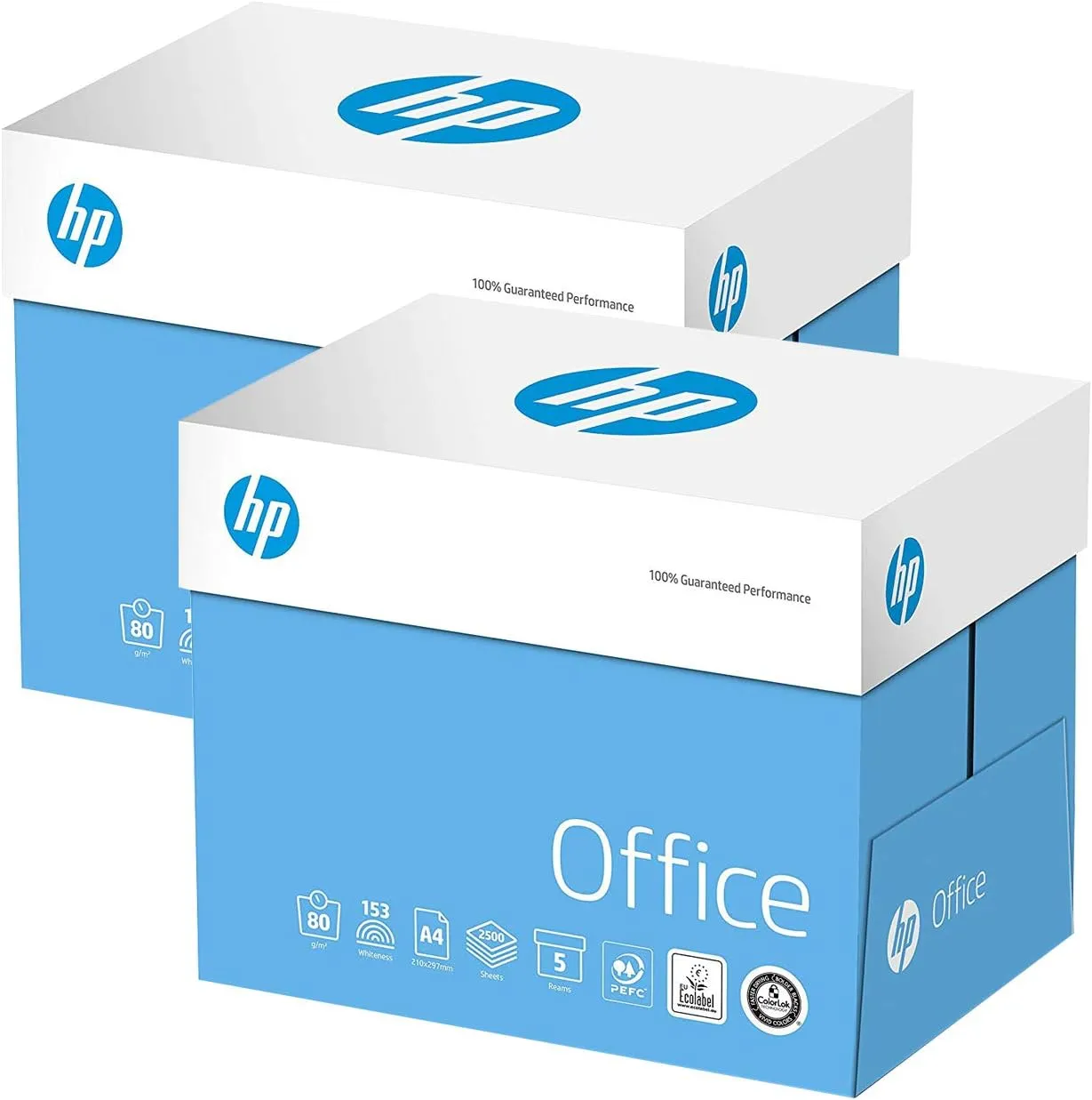 Bild von HP Kopierpapier A4 80 g/m² in 2 Ries mit je 500 Blatt weiß