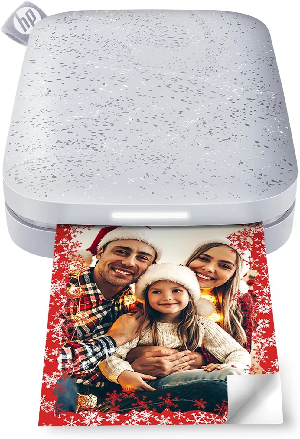 Bild von HP Sprocket Luna Perle tragbarer Sofortbilddrucker für Smartphones mit Zink-Fotopapier und Bluetooth-Verbindung