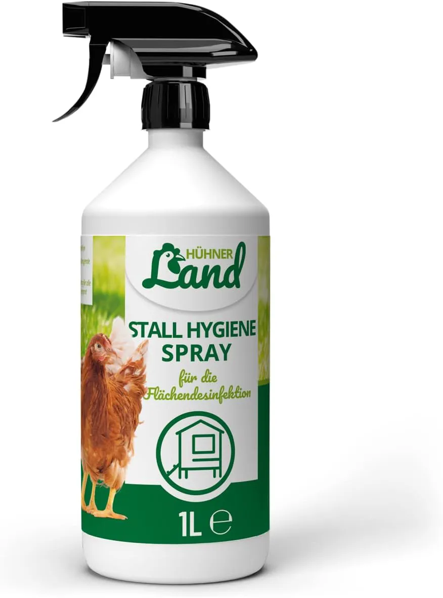 Bild von HÜHNER Land Stall Hygiene Spray 1L zur Desinfektion von Hühnerställen gegen Giardien, Pilze und Bakterien
