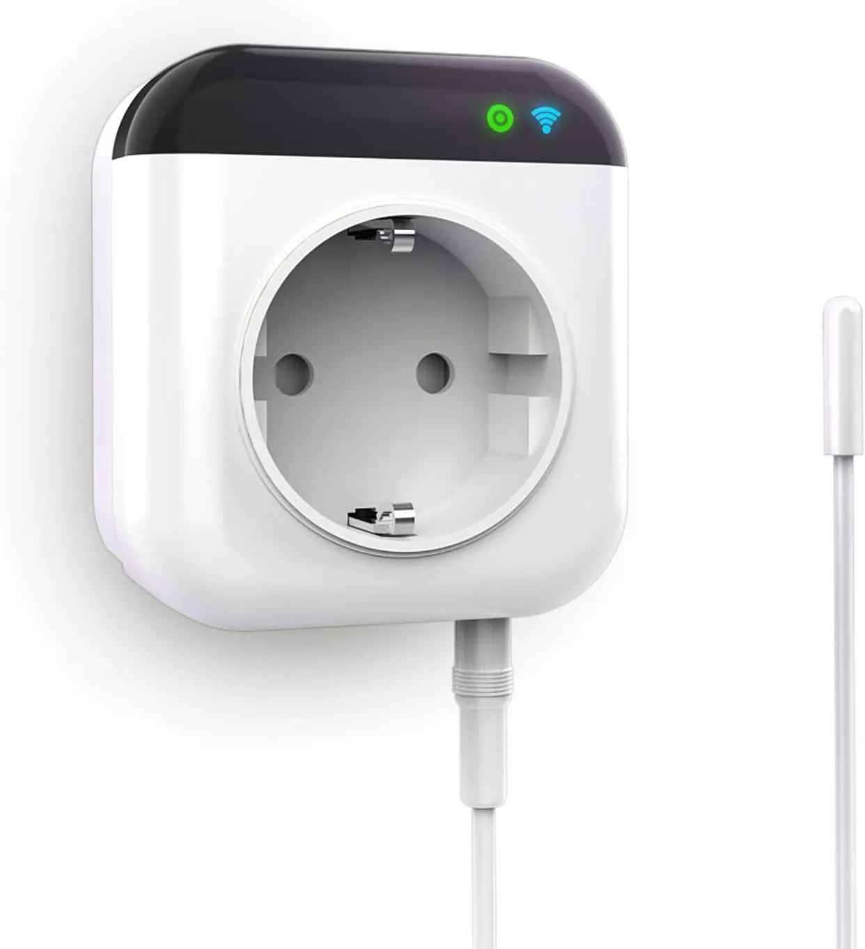 Bild von HYCENCY Programmierbarer Smart WLAN Thermostat Steckdose mit Fühler und App, kompatibel mit Alexa und Google Assistent