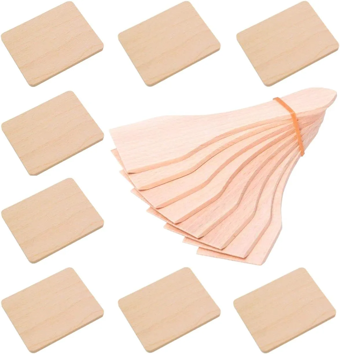 Bild von iapyx Raclette Zubehör Set mit Spachtel, Schaber und Holzuntersetzern