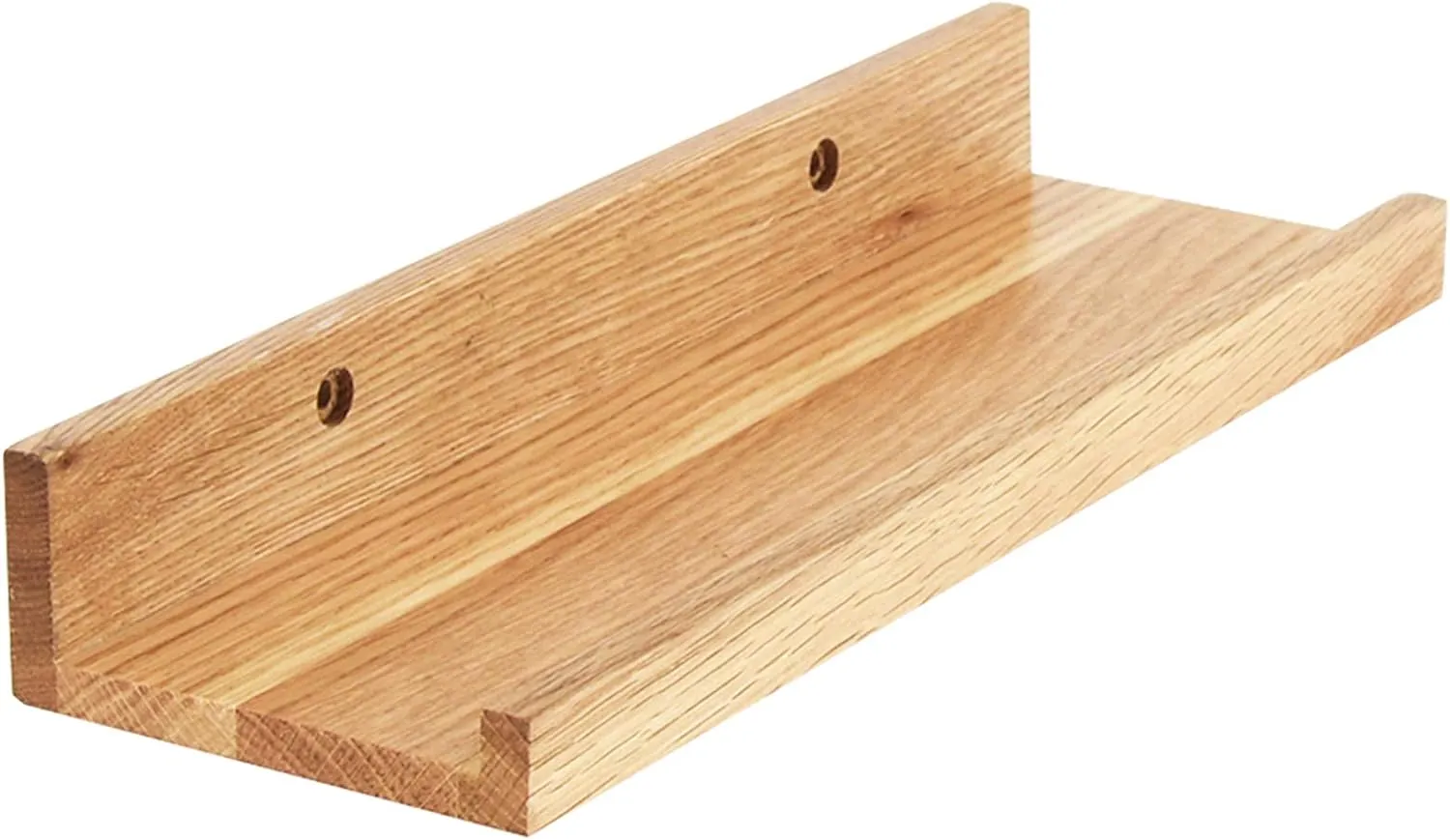 Bild von IBUYKE U-Form Wandregal in Holzfarbe, 30 cm für Wohnzimmer, Schlafzimmer und Büro, Modell RF-GB543