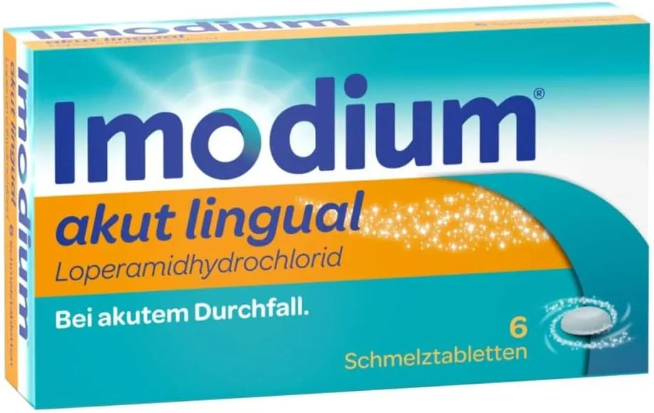 Bild von IMODIUM akut lingual Soforthilfe bei Durchfall mit 6 Tabletten, schmilzt auf der Zunge