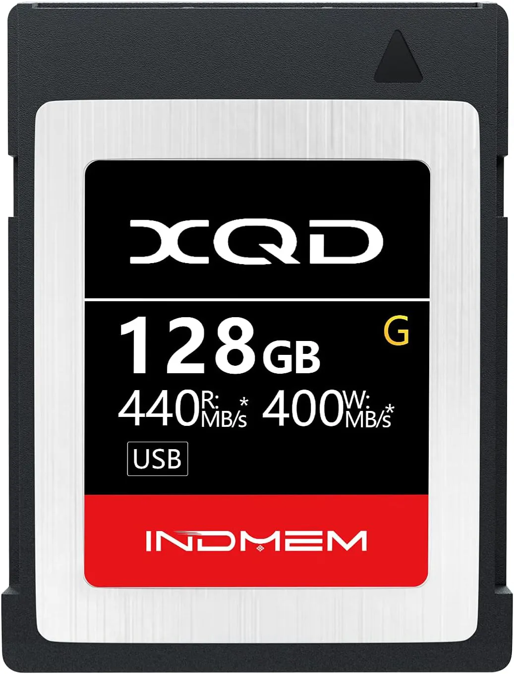 Bild von INDMEM 128 GB XQD Speicherkarte der G-Serie mit hoher Geschwindigkeit und robustem Design
