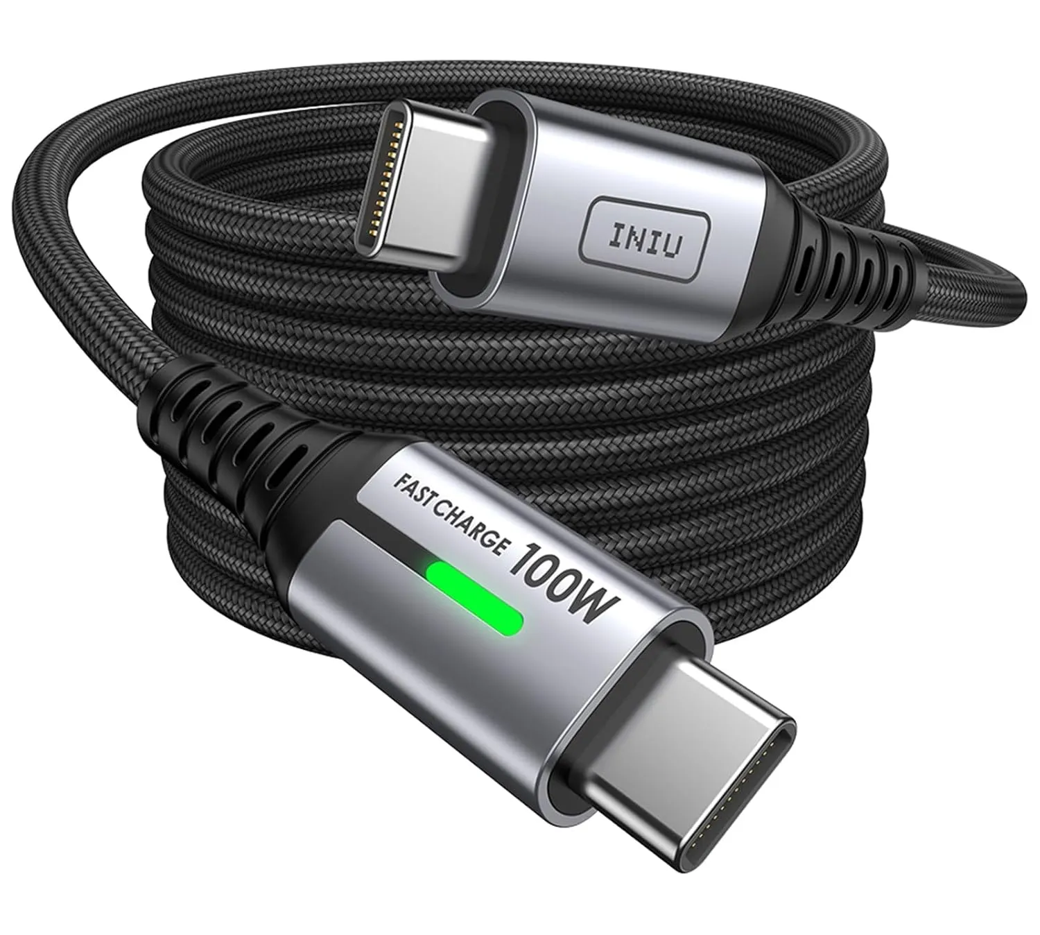 Bild von INIU USB C Kabel 100W 2m PD3.0 Schnellladekabel für iPhone 16, Samsung Galaxy S23, Pixel 7 und MacBook Air