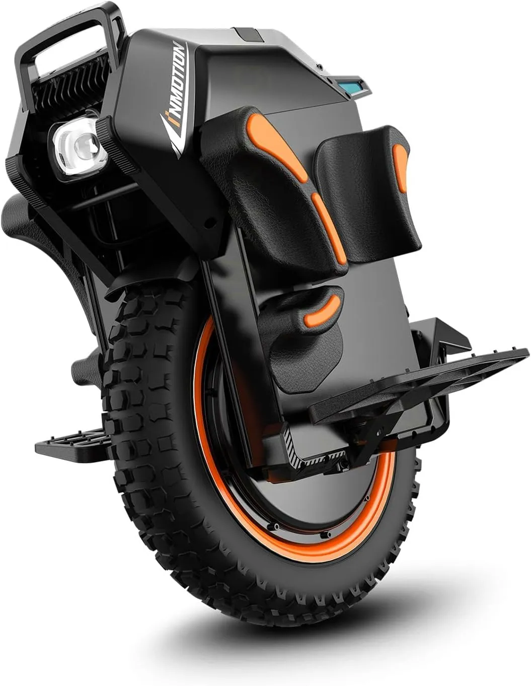 Bild von INMOTION V14 50S Adventure Elektrisches Einrad für Erwachsene in Schwarz mit 4000W Motor, 120 km Reichweite und 25 km/h Höchstgeschwindigkeit, ausgestattet mit 16 Zoll Luftreifen