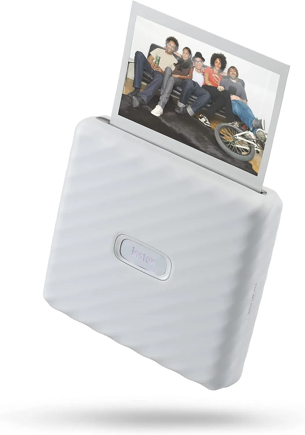 Bild von Instax Link Wide Smartphone Drucker in Ash White