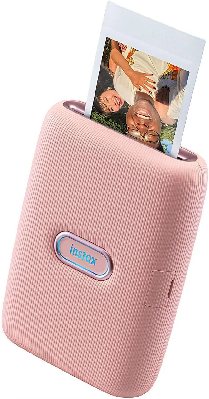 Bild von Instax Mini Link Drucker in Dusky Rosa mit 86 x 54 mm Druckformat