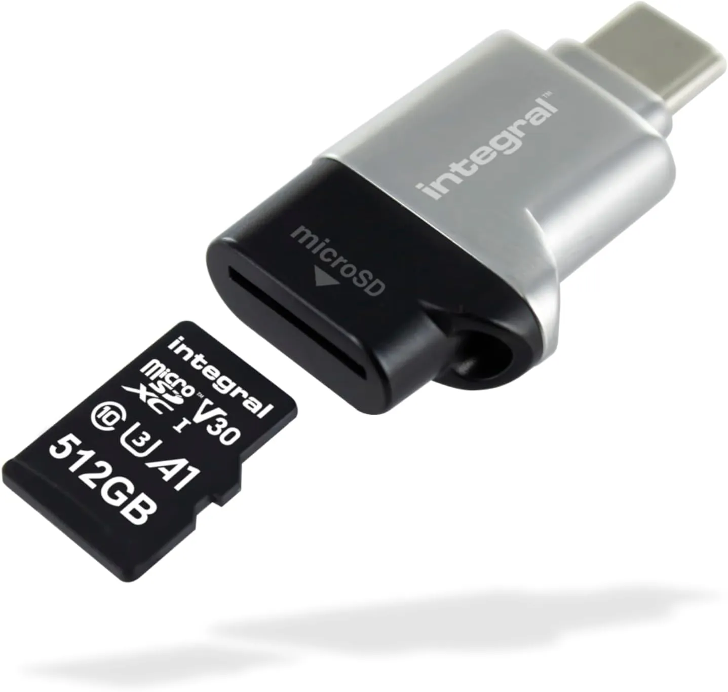 Bild von Integral MicroSD USB Adapter für Typ C mit schneller Übertragung und Plug & Play