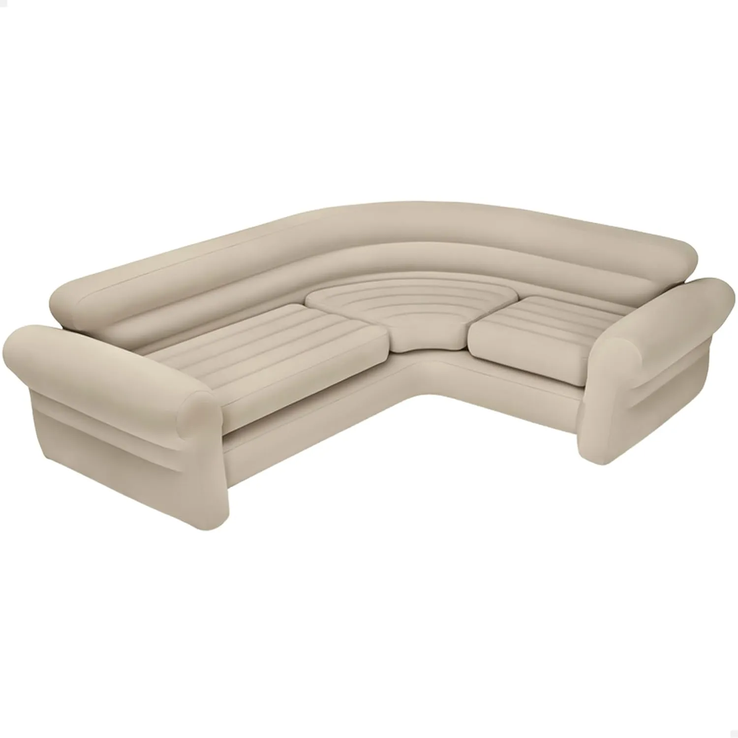 Bild von Intex Ventil für Eckcouch in Beige, Maße 257 x 203 x 76 cm