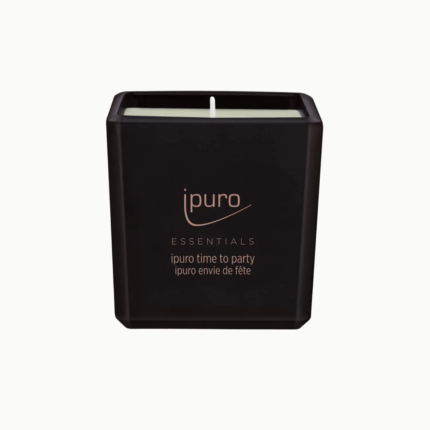 Bild von ipuro Time to Party Duftkerze im Glas mit karamellig-fruchtigen Noten, 125 g