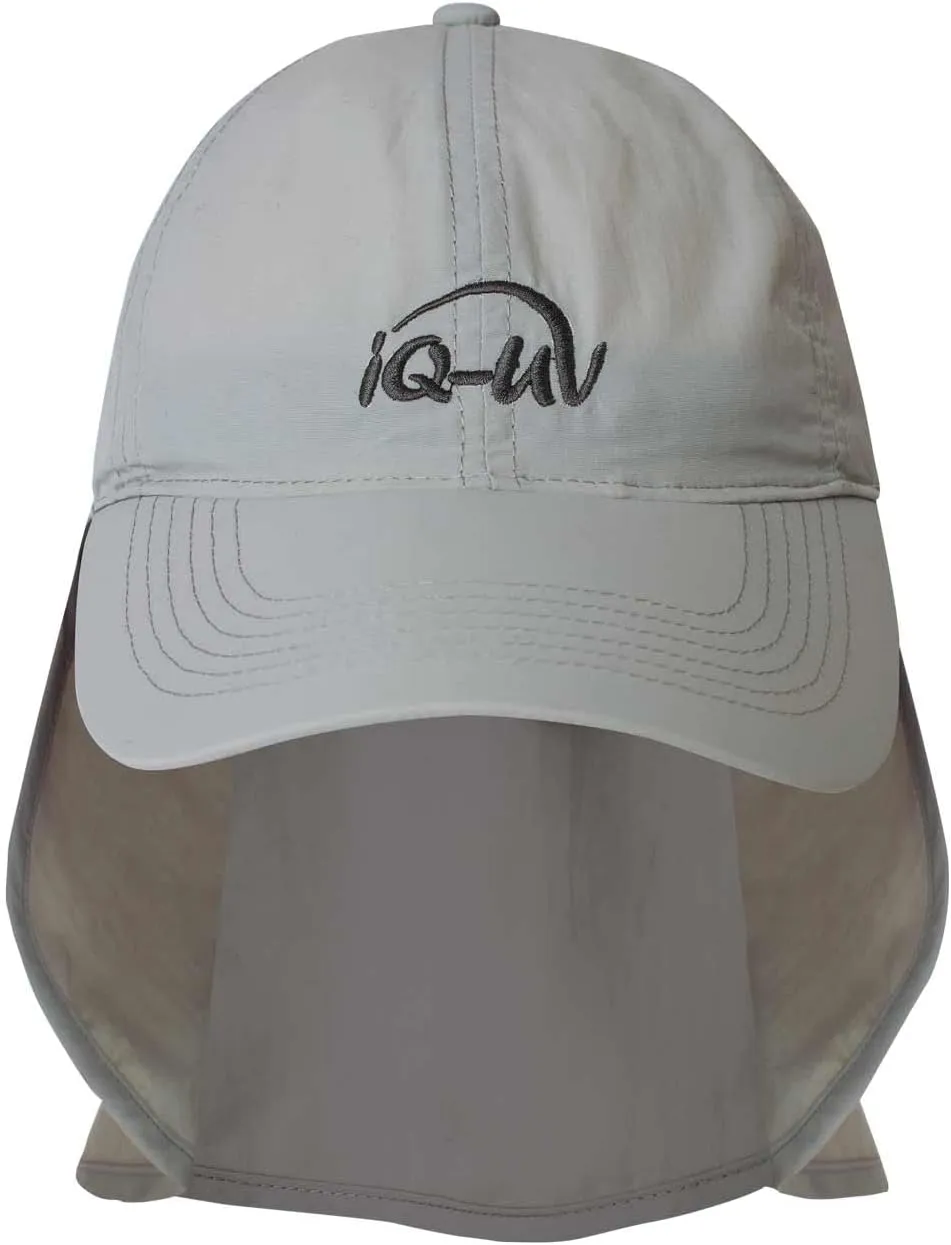 Bild von iQ-UV Kappe für Herren mit Nackenschutz und UPF 50+, aus recycelten Materialien, atmungsaktiv