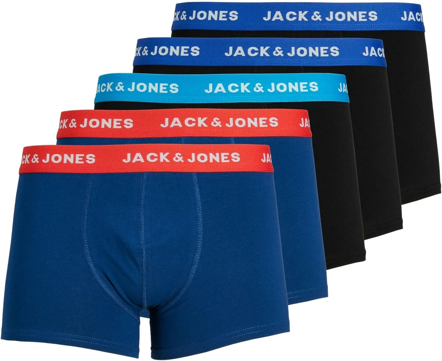 Bild von JACK & JONES 5er-Pack Herren Shorts in den Größen XS bis XXL