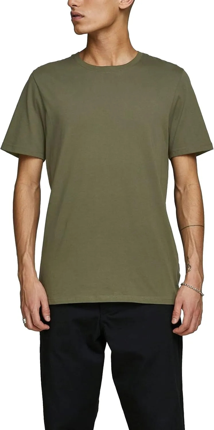 Bild von JACK & JONES Herren T-Shirt einfarbig mit Rundhalsausschnitt