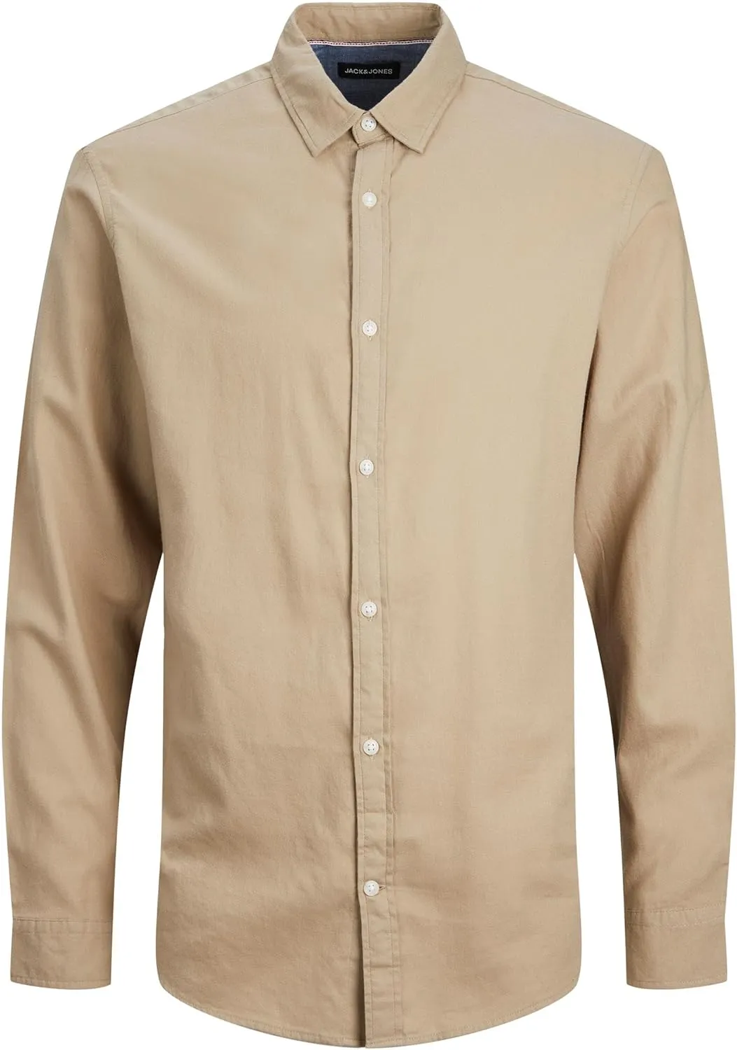 Bild von JACK & JONES Herren Twill Hemd JJEGINGHAM Langarm 12181602