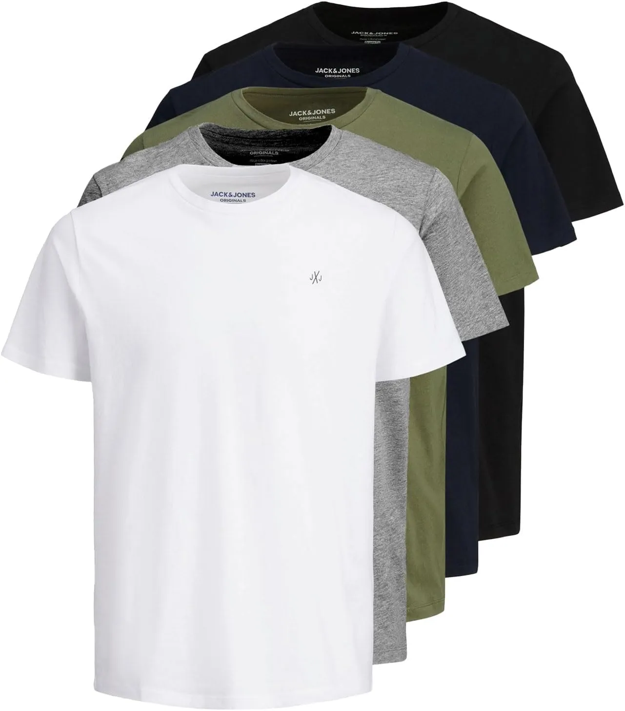 Bild von JACK & JONES Rundhals T-Shirt mit Logo