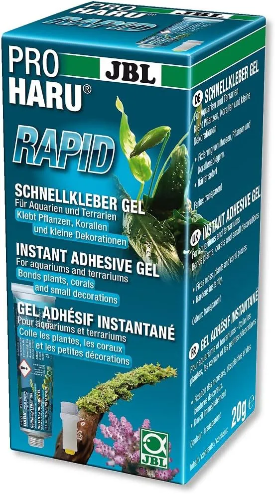 Bild von JBL ProHaru Rapid 61399 Schnellkleber für Aquarien und Terrarien, 20 g