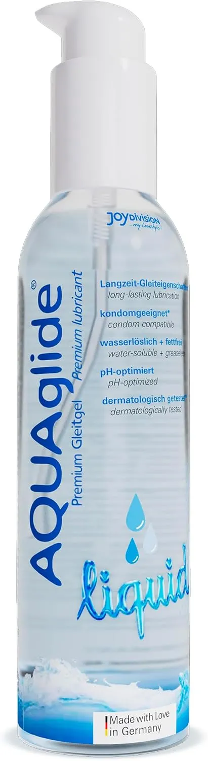 Bild von Joydivision AQUAglide Gleitmittel 250ml, wasserbasiert und kompatibel mit Latex-Kondomen