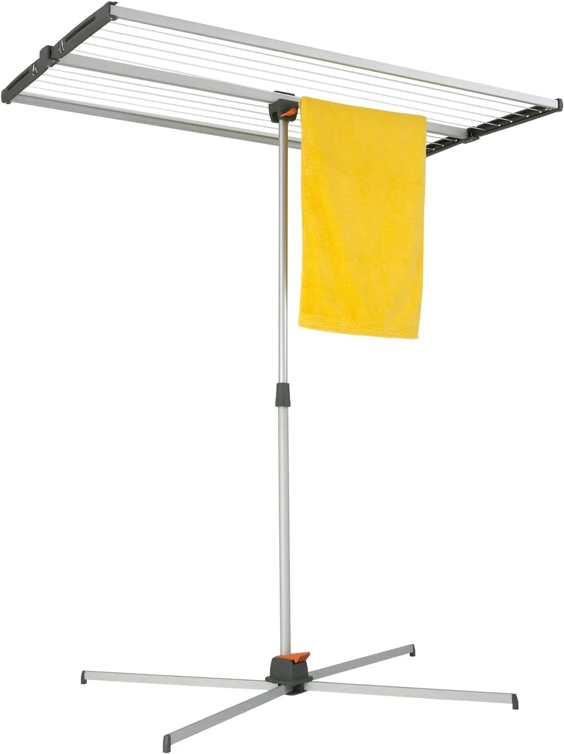 Bild von JUWEL Swing 200 Wäschetrockner mit 18,9 m Aufhängelänge und Höhenverstellung von 100 bis 175 cm, schwenkbar für lange Wäsche, Artikelnummer 30014
