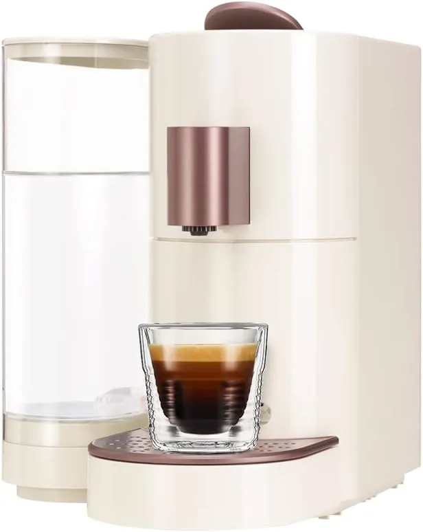 Bild von K-fee TWINS II Kapselmaschine für Kaffee, Tee und Kakao mit 2,3 Litern in Beige-Bronze