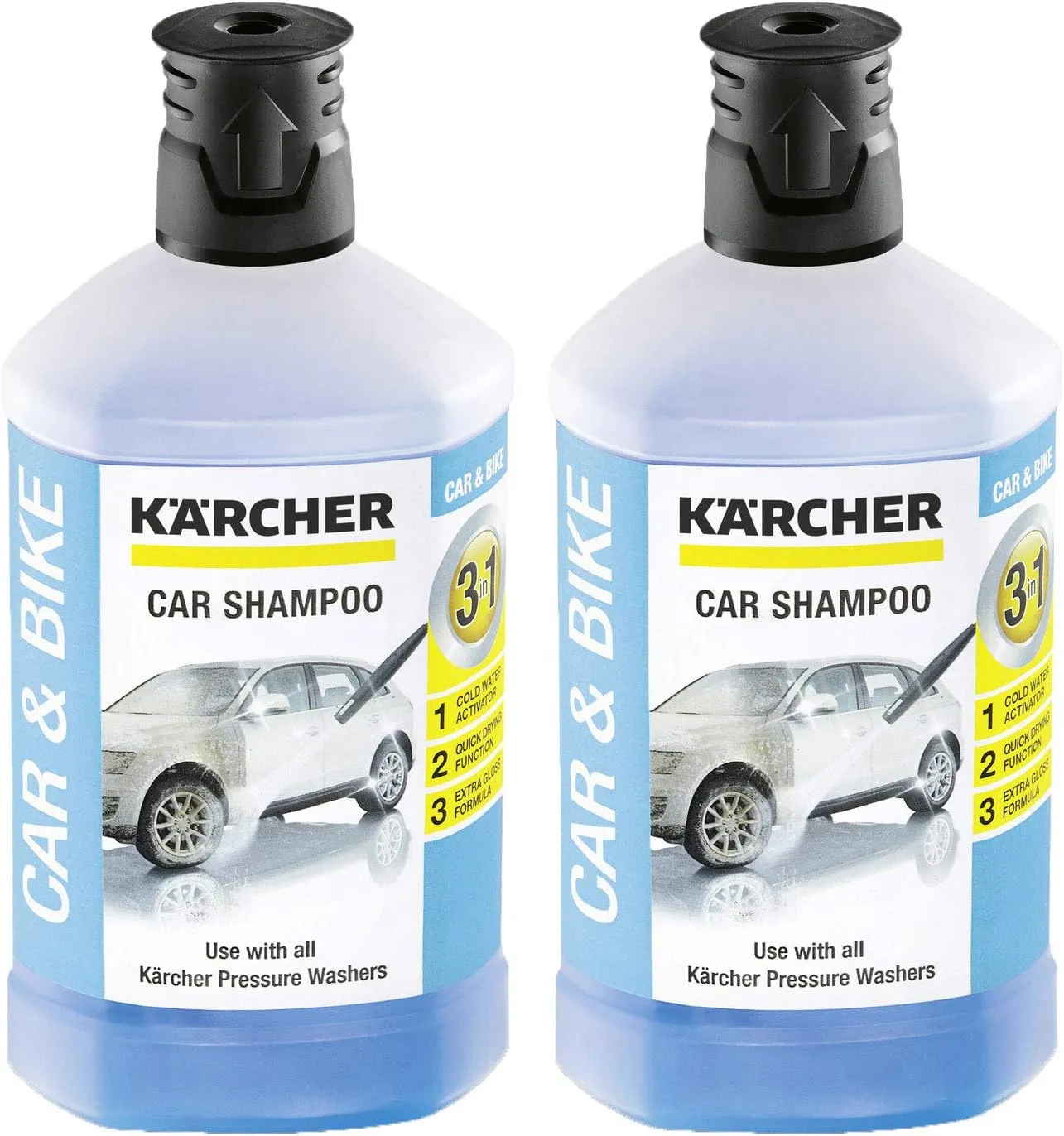 Bild von Kärcher RM 610 Autoshampoo 3-in-1 im 2er Pack mit insgesamt 2000ml