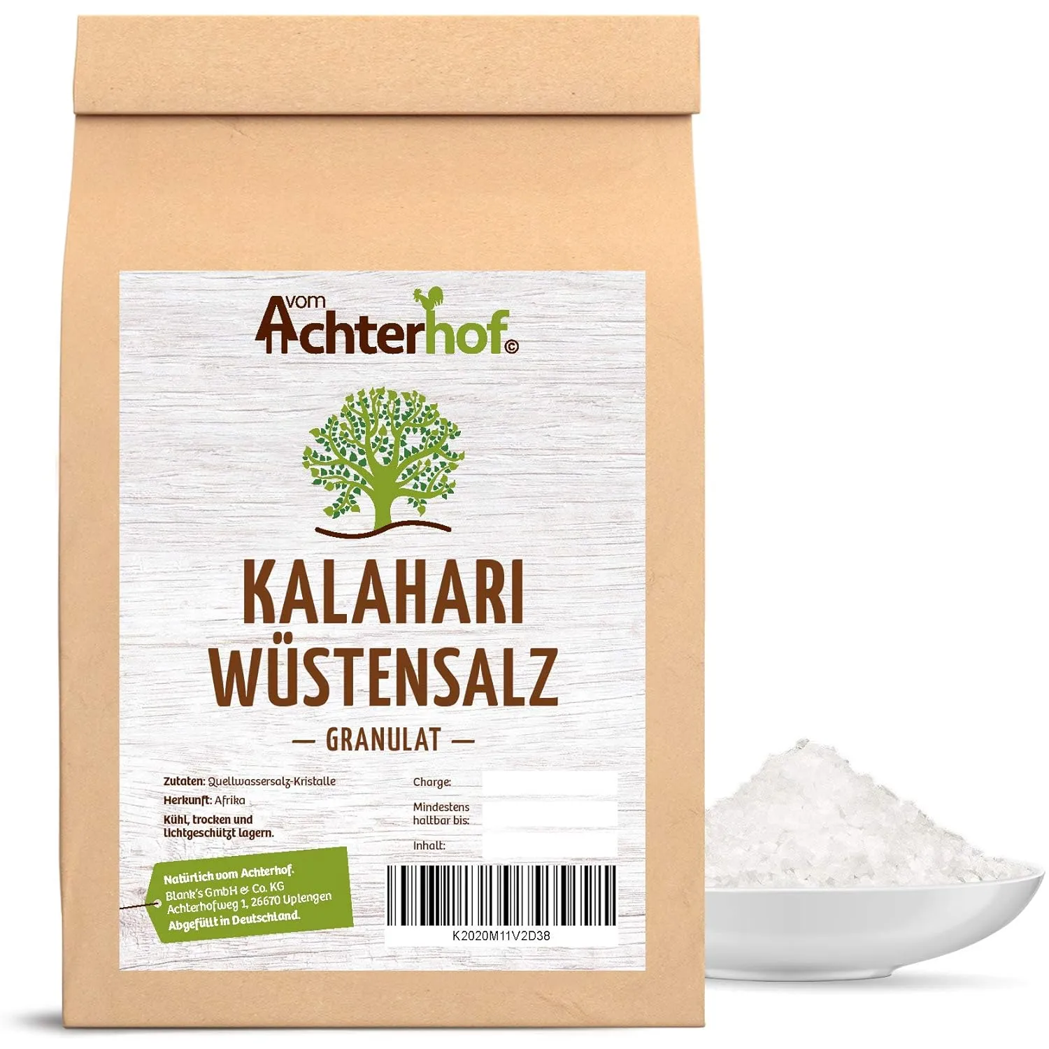 Bild von Kalahari Wüstensalz 1000 g Premium Qualität vom Achterhof