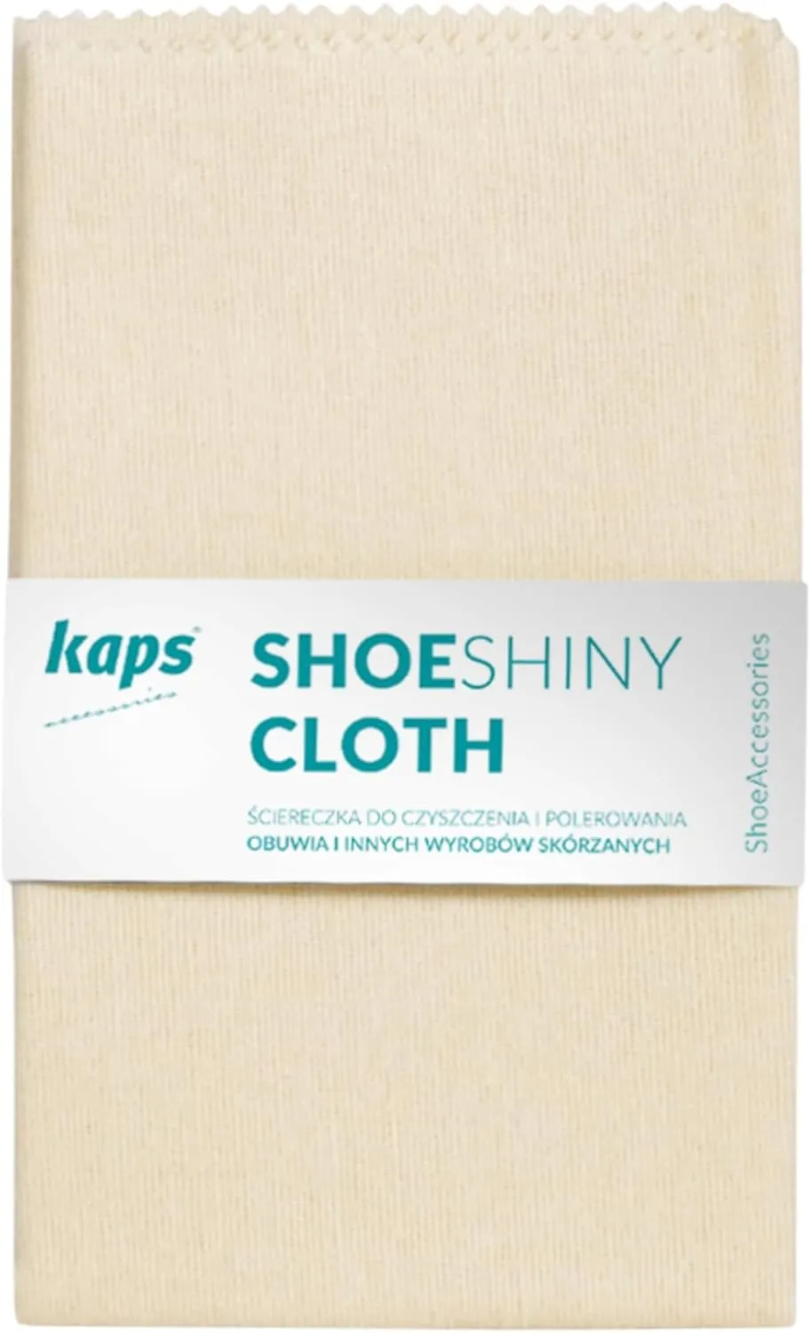 Bild von Kaps Schuhputztuch aus 100% Baumwolle für ein kratzfreies und spiegelblankes Polieren von Schuhen, 1 Stück