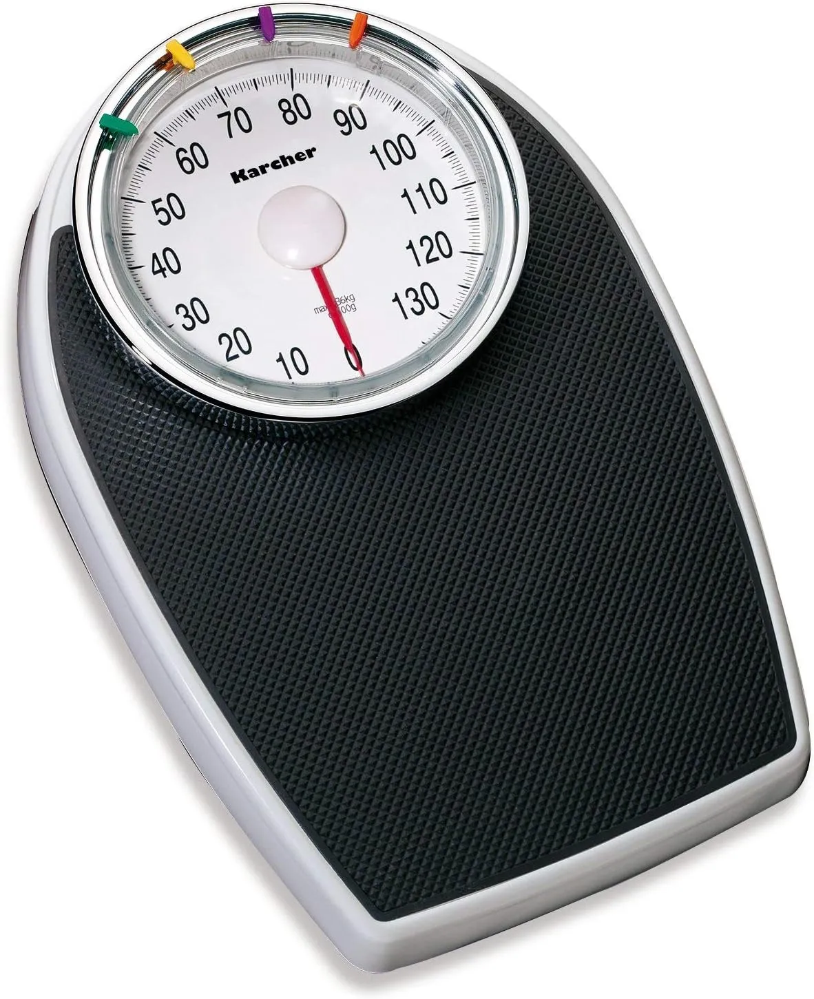 Bild von Karcher Libro mechanische Personenwaage im Retro-Design bis 136 kg