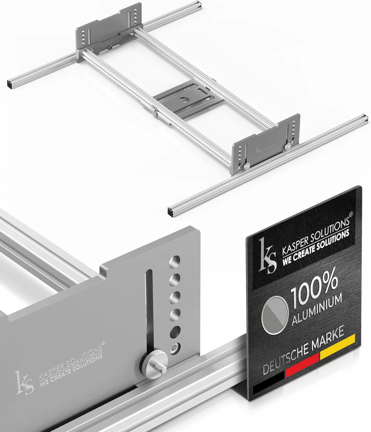 Bild von Kasper Solutions Planfräsvorrichtung XXL mit Linearführung für Oberfräsen und Handkreissägen