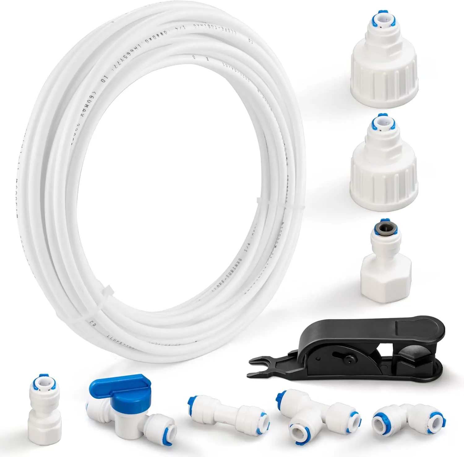 Bild von Kaycolin Universal Wasserzulaufleitung Set mit 15 m für Kühlschränke und Umkehrosmoseanlagen