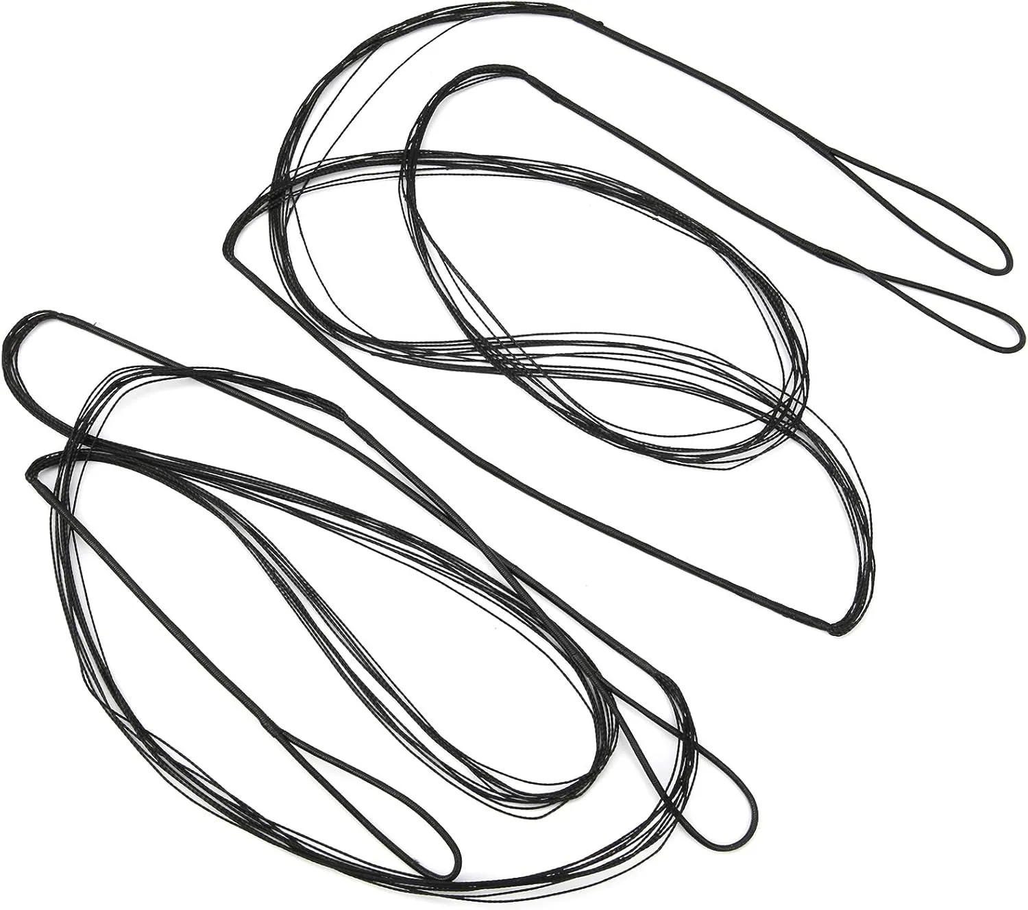 Bild von Keenso Bogenschnur mit 12 Strängen und 137 cm aus strapazierfähigem Polyester für Recurve-Bogenschießen
