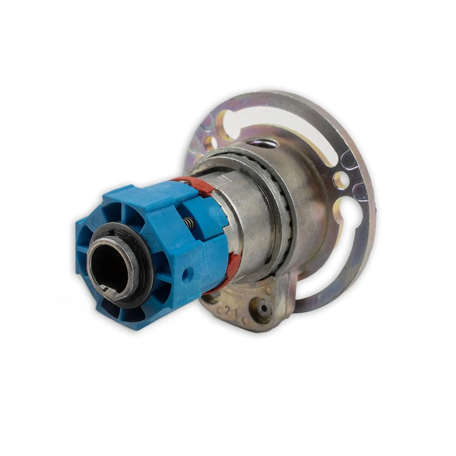 Bild von Kegelradgetriebe für Rollladen mit Freilauf und Innenvierkant 6 mm, Übersetzung 3:1