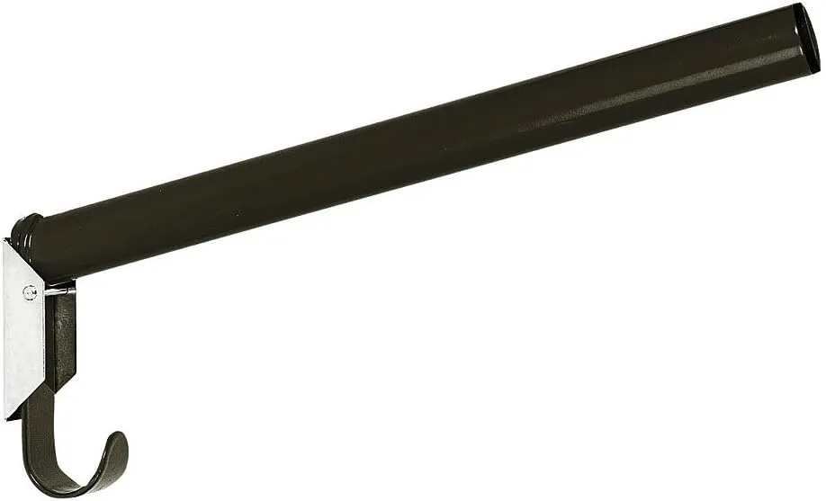 Bild von Kerbl 32845 Klappbarer Sattelhalter in Schwarz mit integriertem Trensenhalter