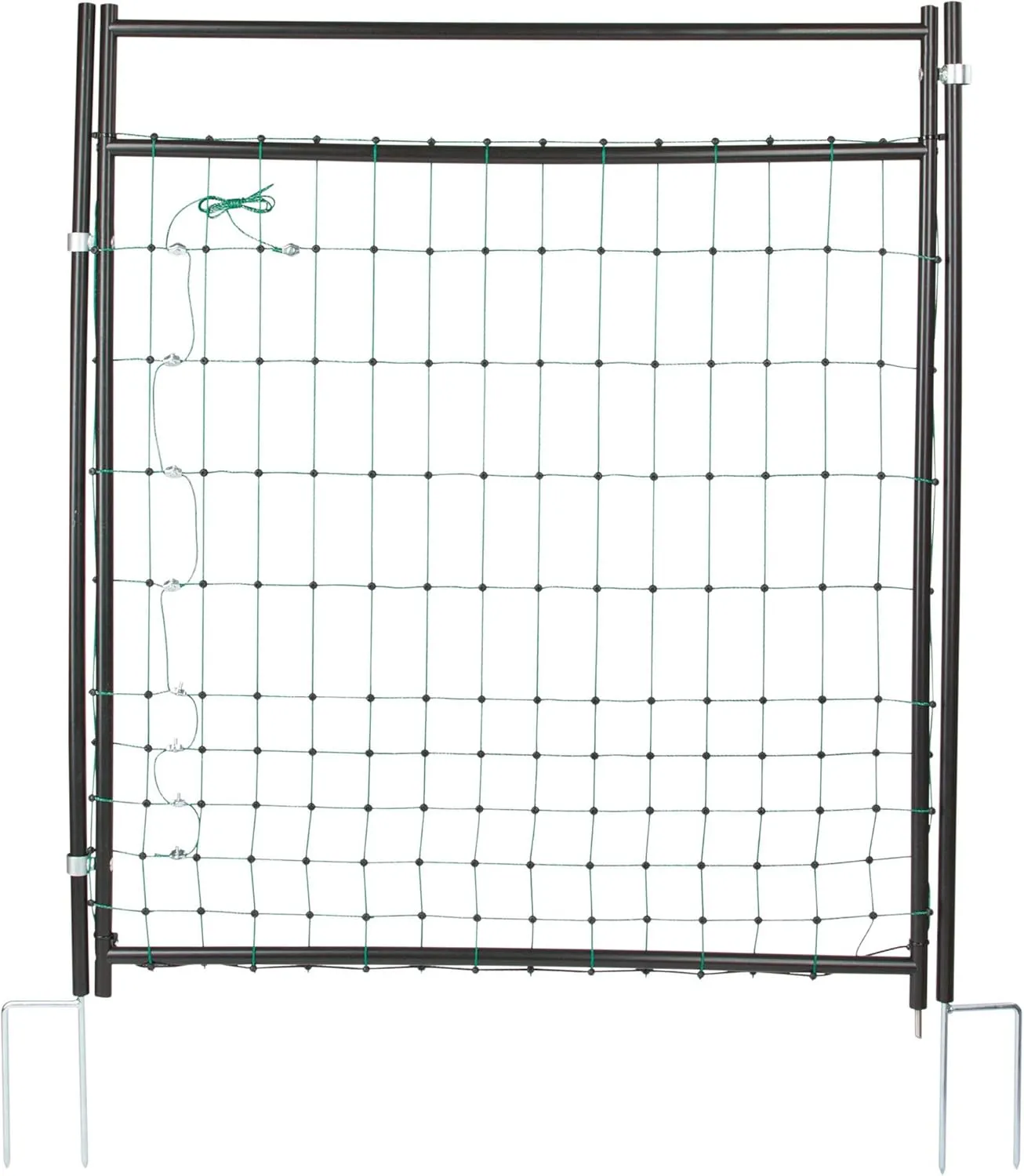 Bild von Kerbl 446518 Tür für Elektrozaunnetz mit 86 cm Öffnungsbreite, geeignet für Netze von 95 bis 125 cm Höhe, schnell aufzubauen und elektrifizierbar