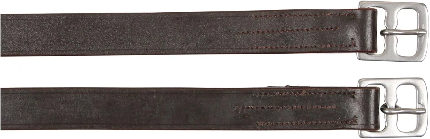 Bild von Kerbl Steigbügelriemen 2er Pack in Braun, 145 cm