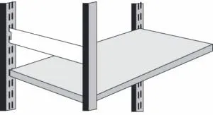 Bild von kerkmann 8408 Regalfeld M2 mit 4 Böden