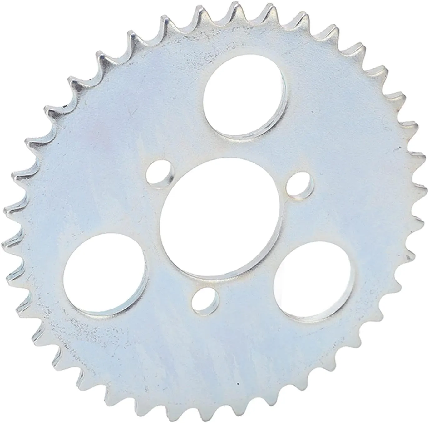 Bild von Kettenrad T8F mit 38 Zähnen und 101 mm Durchmesser, geeignet für 2-Takt 43cc und 49cc Goped Scooter, aus Stahllegierung