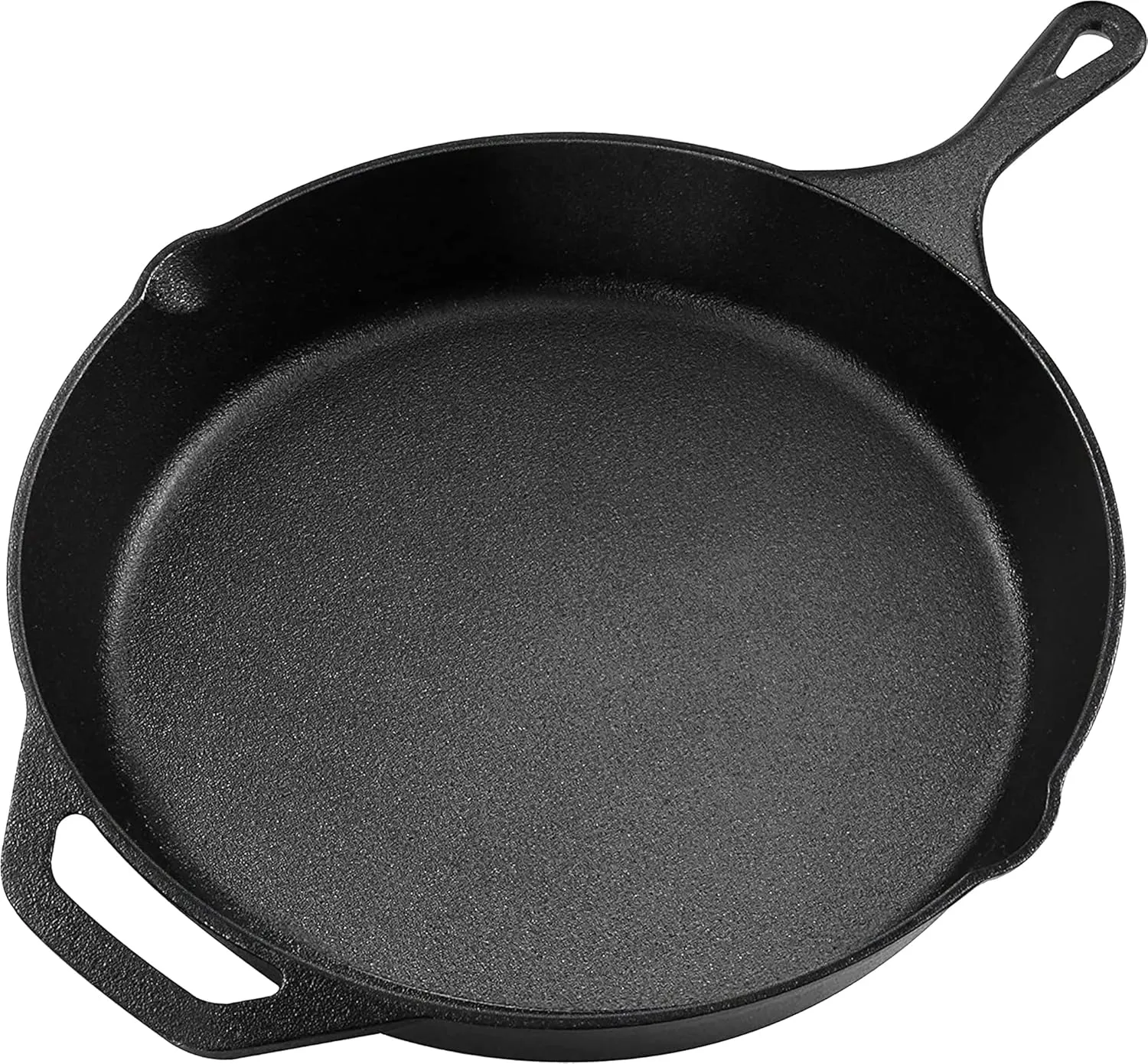 Bild von KICHLY Gusseisenpfanne 12 Zoll mit Gewürzen für Herd und Grill