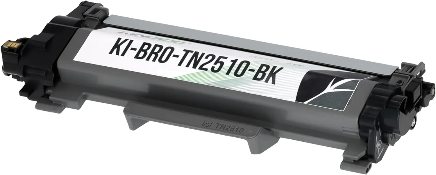 Bild von Kineco TN2510 Tonerkartusche in Schwarz kompatibel mit Brother Druckern HL-L2400DWE, MFC-L2835DW, DCP-L2660DW, HL-L2445DW und MFC-L2827DW