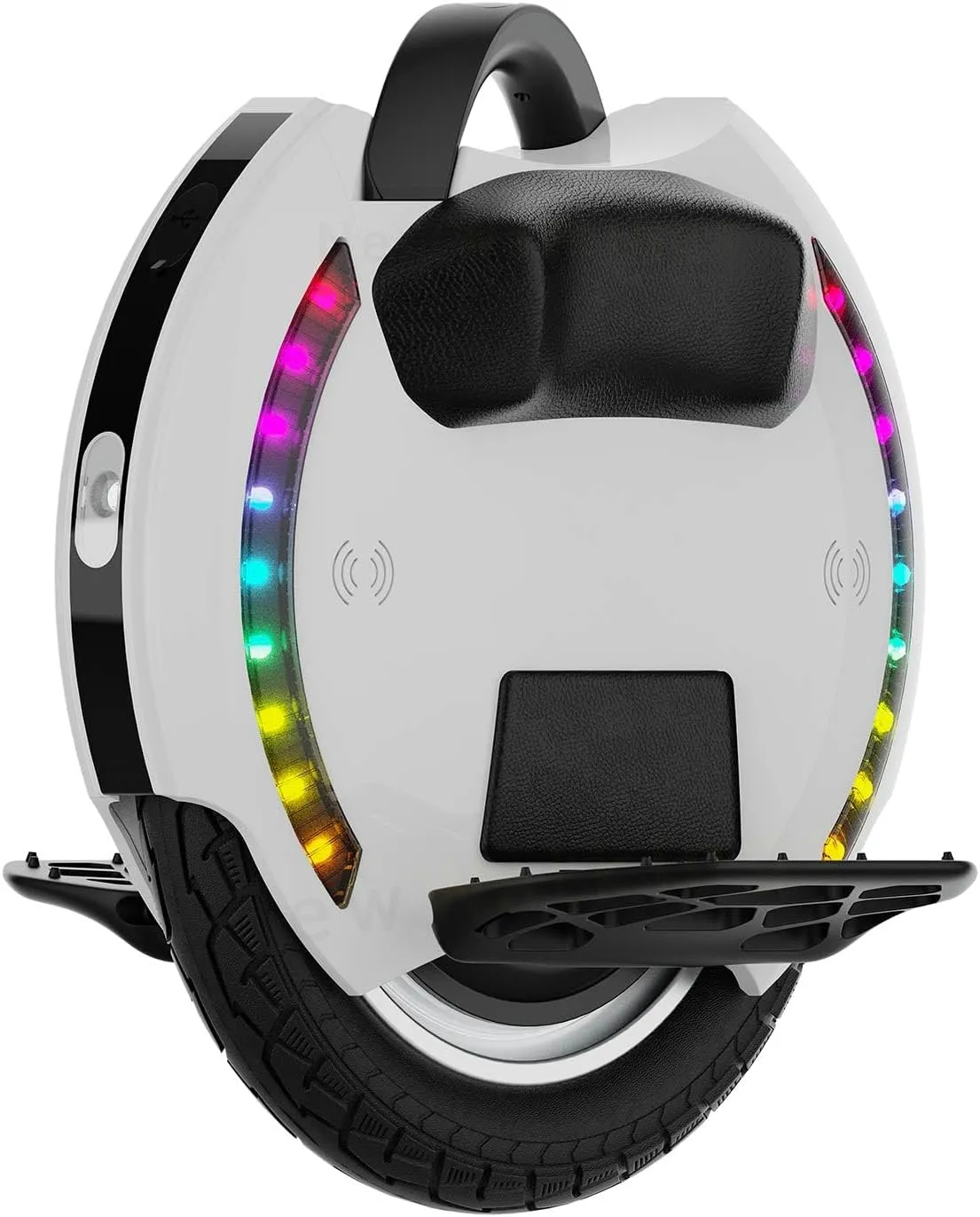 Bild von KINGSONG KS-14M Elektrisches Einrad für Erwachsene in Weiß mit 800 Watt Motor, 15 km Reichweite, 20 km/h Höchstgeschwindigkeit, 14 Zoll aufblasbarem Reifen und Bluetooth Lautsprecher