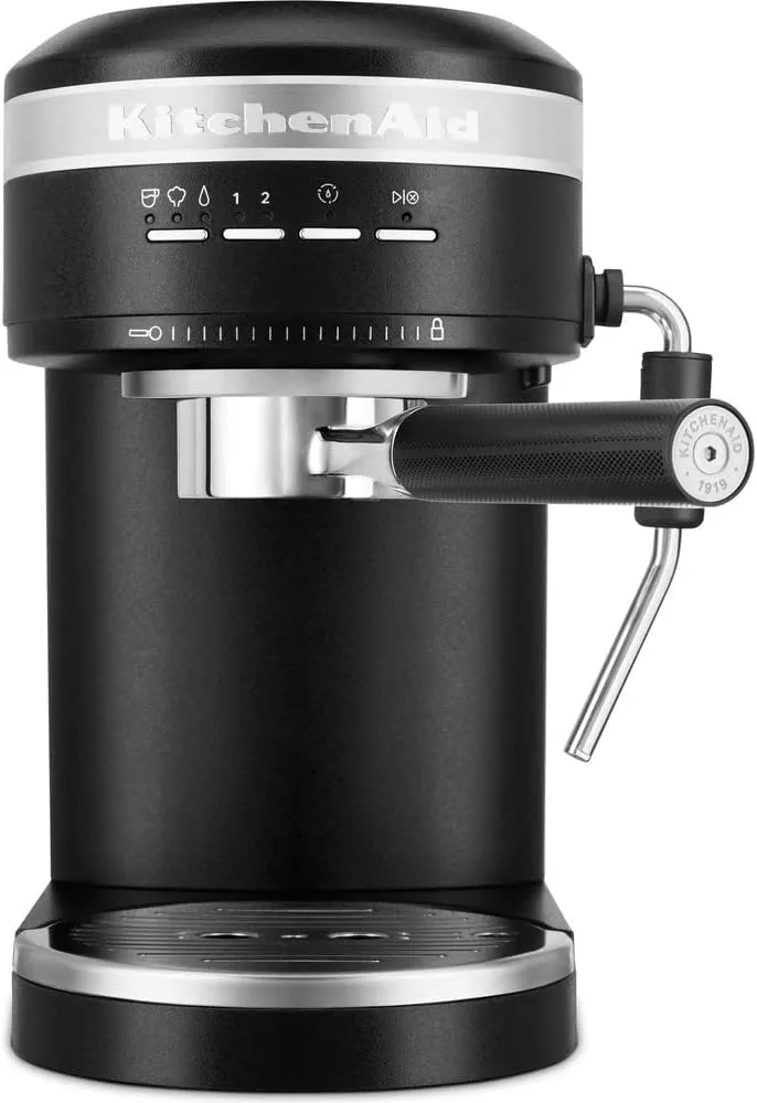 Bild von Kitchen Aid Artisan Espressomaschine in Gusseisen Schwarz mit der Artikelnummer 5KES6503EBK