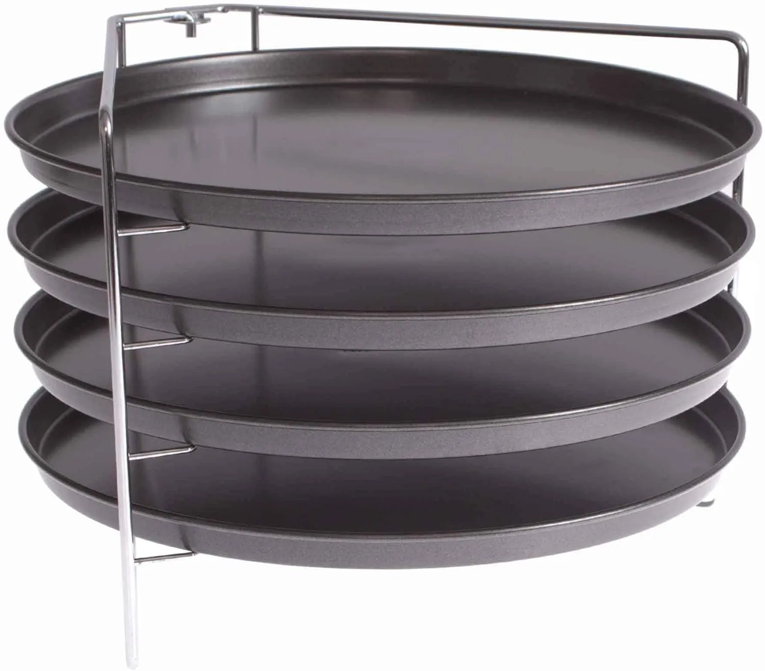 Bild von Kitchen Club Pizzabackset mit 5 Teilen für gleichzeitiges Backen von 4 Pizzen