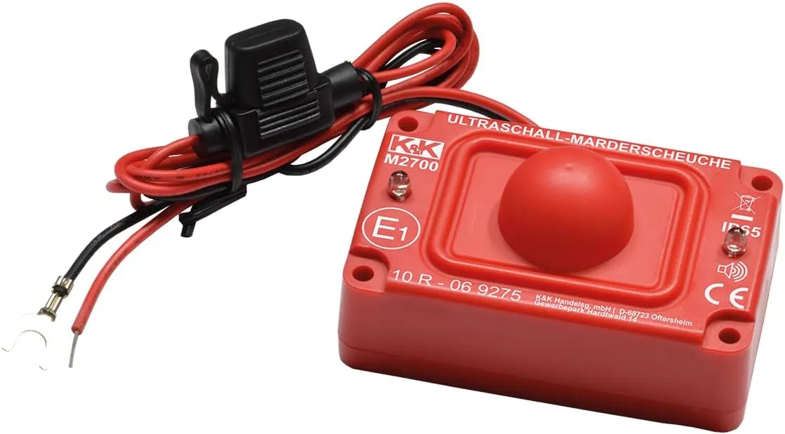 Bild von K&K M2700 Marderabwehrgerät mit wasserdichtem Ultraschall und 360 Grad Abwehrradius