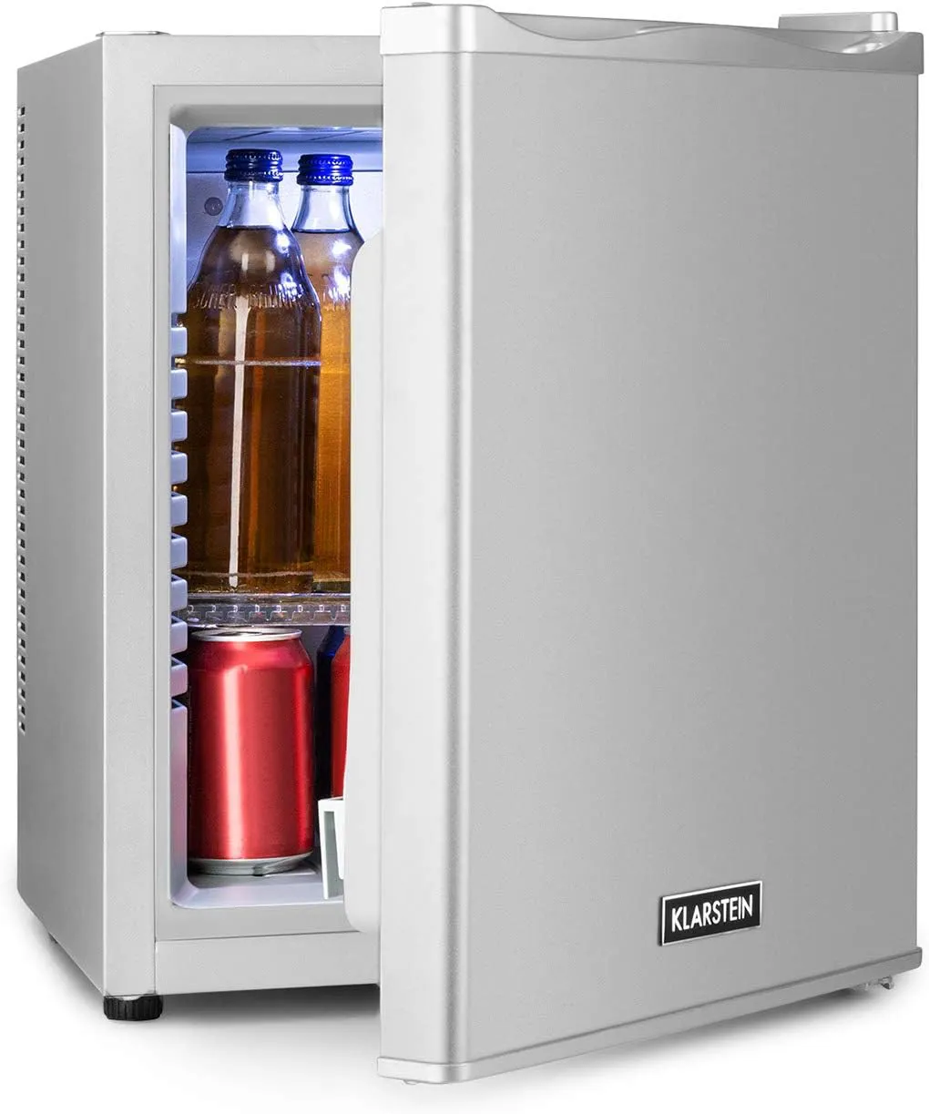 Bild von Klarstein Mini Kühlschrank mit 30 Litern für Getränke und Kosmetik, leise und mit verstellbaren Ablagen, Temperaturbereich von 5 bis 15 Grad
